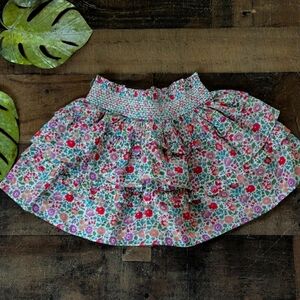Liberty X Loveshackfancy Floral Ruffle Skirt Size Girls 8-9 Yrs